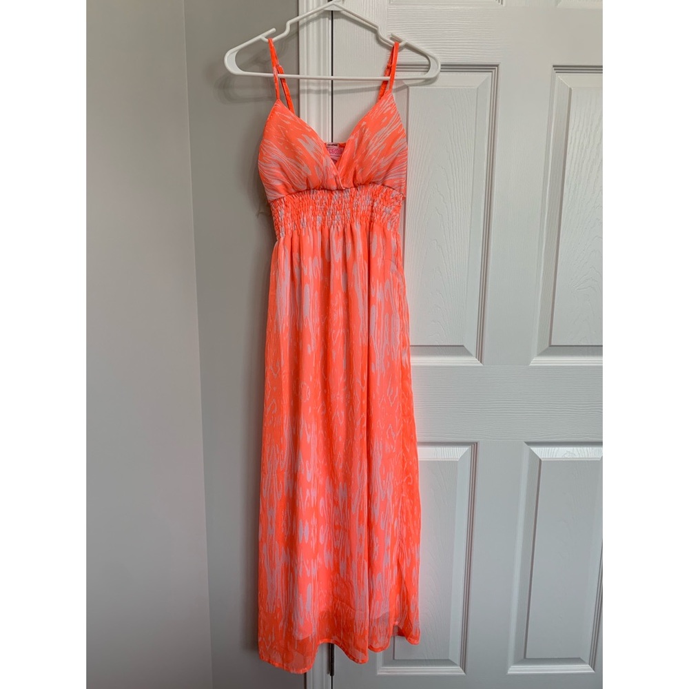 Coral Maxi Dress